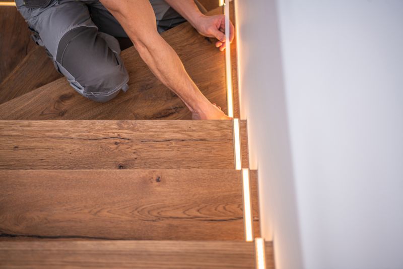 Curved Staircase Installation in Alpharetta, GA
